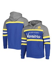 Fanatics Grey/Blue NBA Golden State Warriors Mitchell and Ness Head Coach Hoodie - Image 1 of 3