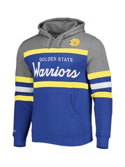 Fanatics Grey/Blue NBA Golden State Warriors Mitchell and Ness Head Coach Hoodie - Image 2 of 3