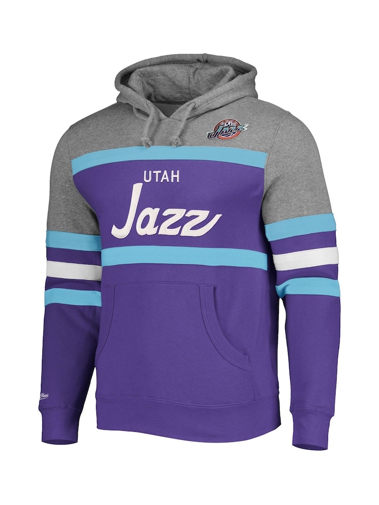 Fanatics Purple NBA Utah Jazz Head Coach Hoodie - Image 2 of 3 Fanatics Purple NBA Utah Jazz Head Coach Hoodie - Image 2 of 3