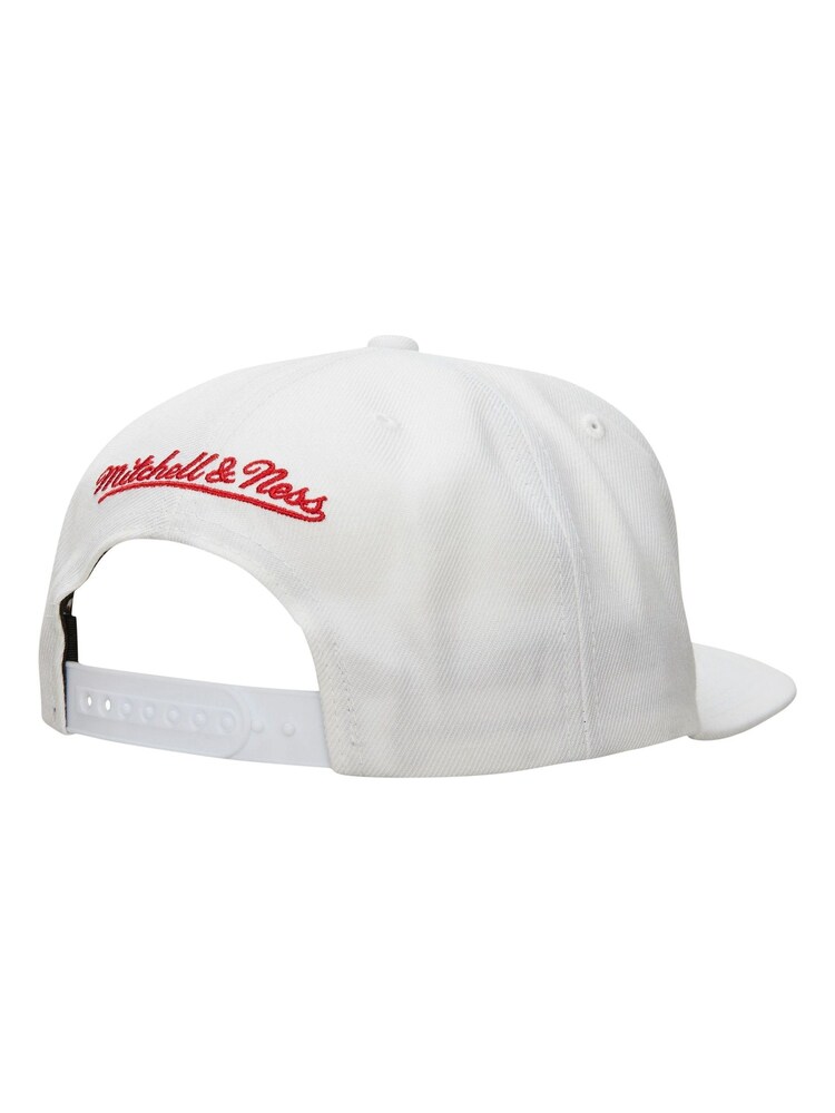 Fanatics בצבע לבן, כובע יוניסקס של קבוצת Chicago Bulls מה-NBA, אליפות 91, סדרת Hardwood Classics - תמונה 2 מתוך 2