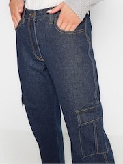 PixieGirl Petite Blue Utility Jeans - Image 4 of 4