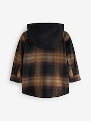 Brown Check Shirt & Smiley T-Shirt 100% Cotton Long Sleeve Check Shirt and T-Shirt Set (3mths-7yrs) - Image 5 of 7