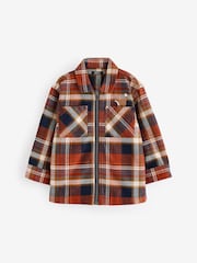 Orange Check Long Sleeve Check 100% Cotton Shirt (3mths-7yrs) - Image 5 of 10