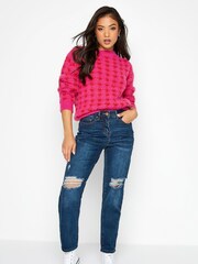 PixieGirl Petite Blue Mom 100% Cotton Jeans - Image 2 of 5