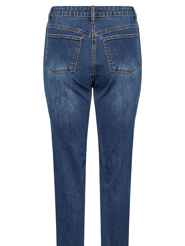 PixieGirl Petite Blue Mom 100% Cotton Jeans - Image 5 of 5