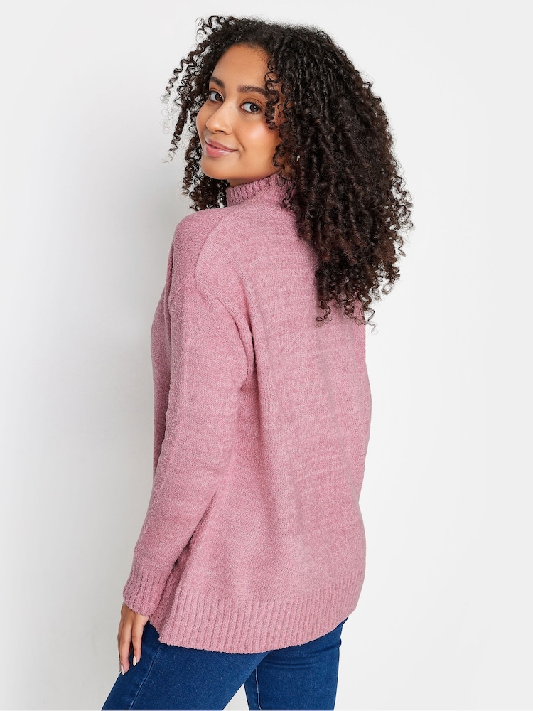 M&Co Pink Petite Turtle Neck Jumper - Image 2 of 5