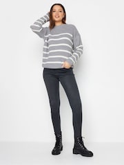 Long Tall Sally Gestreifter Rundhalspullover - Bild 3 von 4