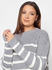 Long Tall Sally Gestreifter Rundhalspullover - Bild 4 von 4