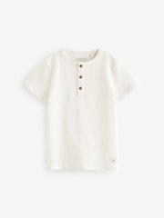 Weiß - Henley-T-Shirt (3 Monate bis 7 Jahre) - Image 4 of 6