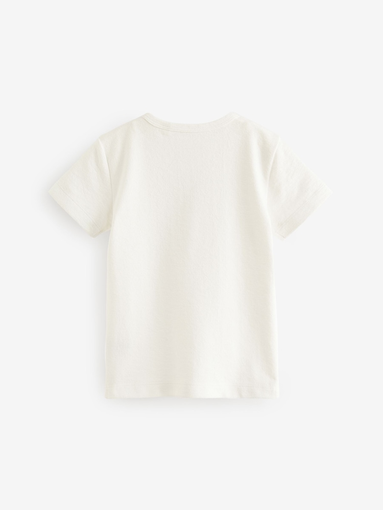 Weiß - Henley-T-Shirt (3 Monate bis 7 Jahre) - Image 5 of 6