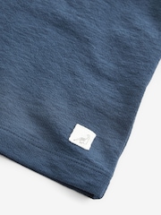 Blue Short Sleeve Henley Neck T-Shirt (3mths-7yrs) - Image 6 of 6