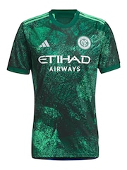 adidas Green New York City FC Third Shirt 2023 - Image 2 of 3
