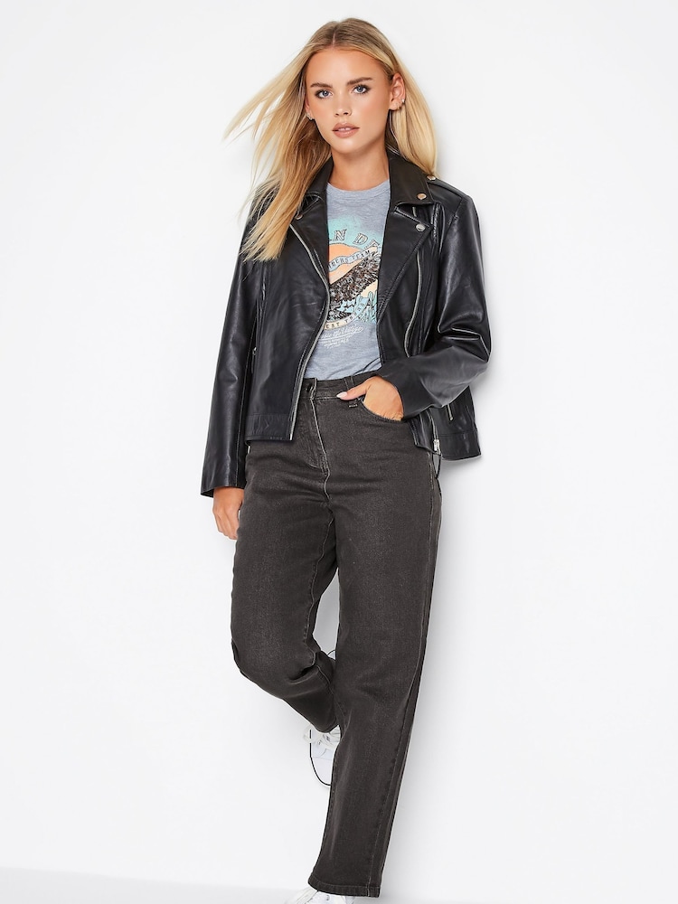PixieGirl Petite Grey Mom 100% Cotton Jeans - Image 2 of 4