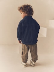 Dark Denim Rinse 100% Cotton Denim Shacket (3mths-7yrs) - Image 3 of 6