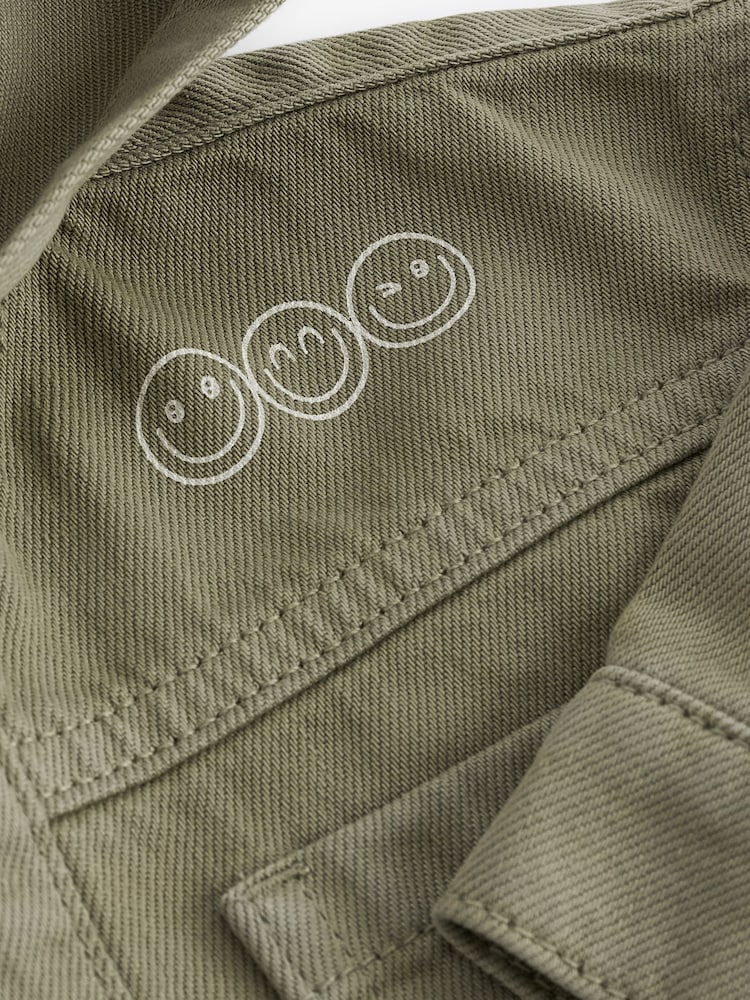 Green Hooded Shacket 100% Cotton Denim Shacket (3mths-7yrs) - Image 9 of 10