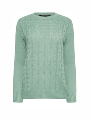 M&Co All-Over Front Cable Jumper - Bild 5 von 5