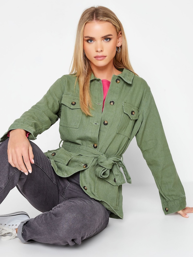 PixieGirl Petite Utility Belted 100% Cotton Jacket - Bild 4 von 4