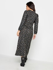 PixieGirl Petite Green Longsleeve Empire Midaxi Dress - Image 3 of 5