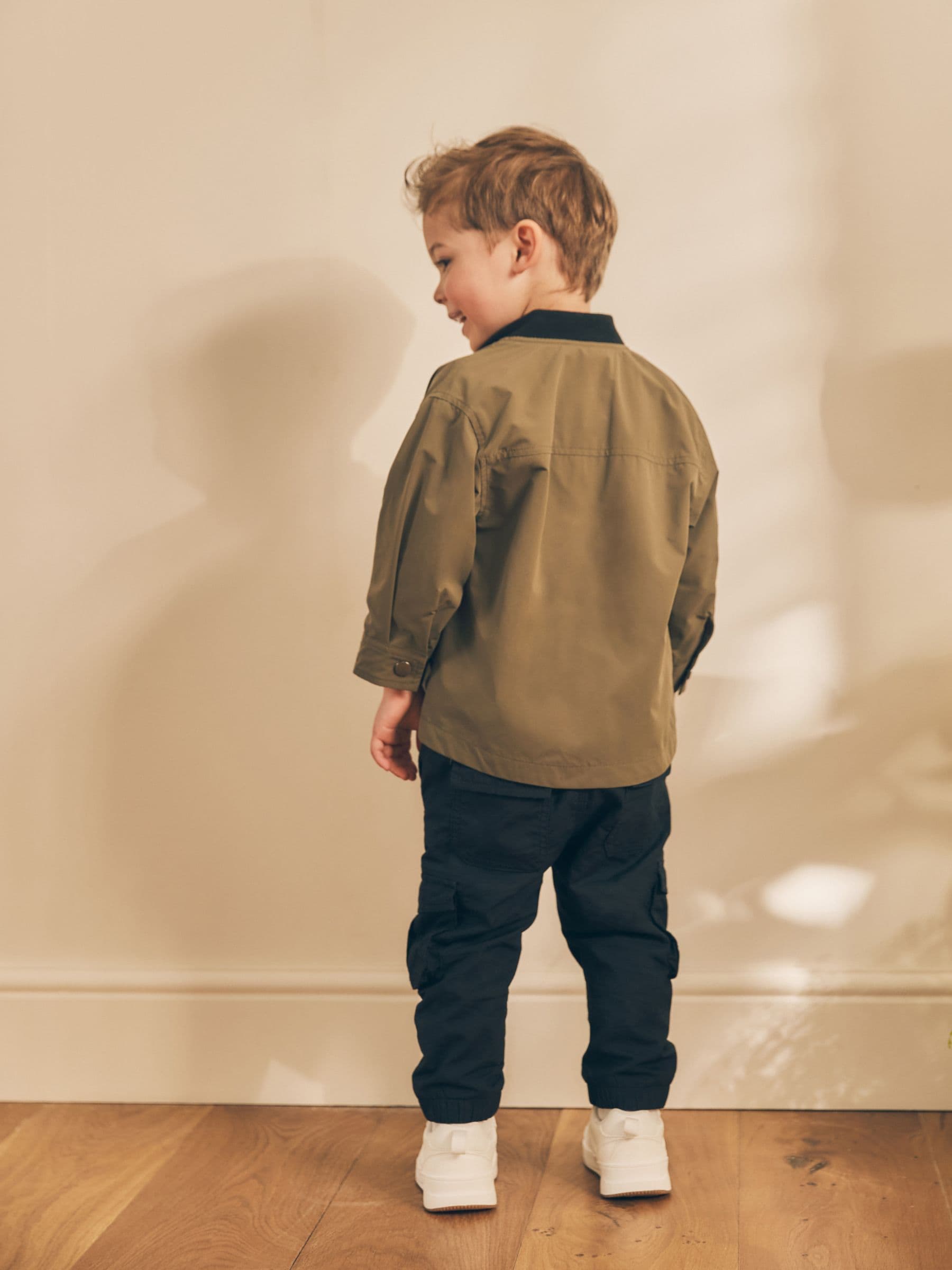 【公式】アクセサリーの激安通販 Khaki Buy Green from (3mths-7yrs) Set T-Shirt and Shacket トップス