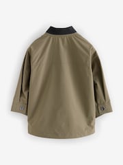 Khaki Green Shacket and T-Shirt Set (3mths-7yrs) - Image 6 of 8
