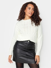 M&Co Cream All Over Front Cable Jumper - Image 1 of 5