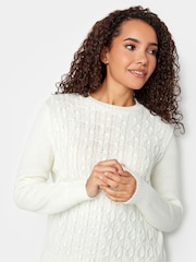 M&Co Cream All Over Front Cable Jumper - Image 4 of 5