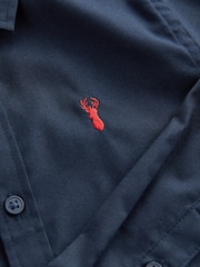 Navy Single Oxford Shirt (3-16yrs) - Image 3 of 3