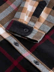 Brown/Cream Check Long Sleeve Twill Shirt (3-16yrs) - Image 3 of 3