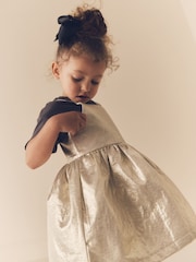 Gold Party Pinafore And T-Shirt Set (3mths-10yrs) - Image 6 of 10