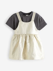 Gold Party Pinafore And T-Shirt Set (3mths-10yrs) - Image 7 of 10