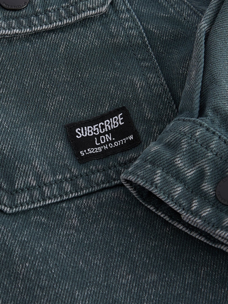 Vintage 100% Cotton Denim Overshirt (3-16yrs) - Image 6 of 7
