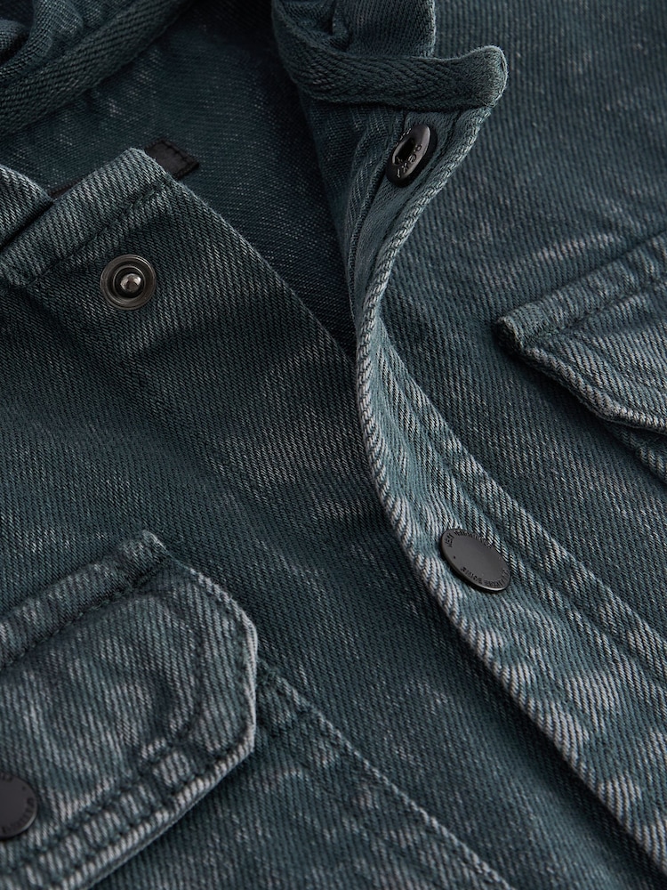 Vintage 100% Cotton Denim Overshirt (3-16yrs) - Image 7 of 7