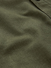 Khaki Green 100% Cotton Hooded Overshirt (3-16yrs) - Image 3 of 3