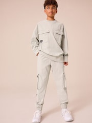 Putty Grey Nylon Overshirt (3-16yrs) - Image 1 of 6