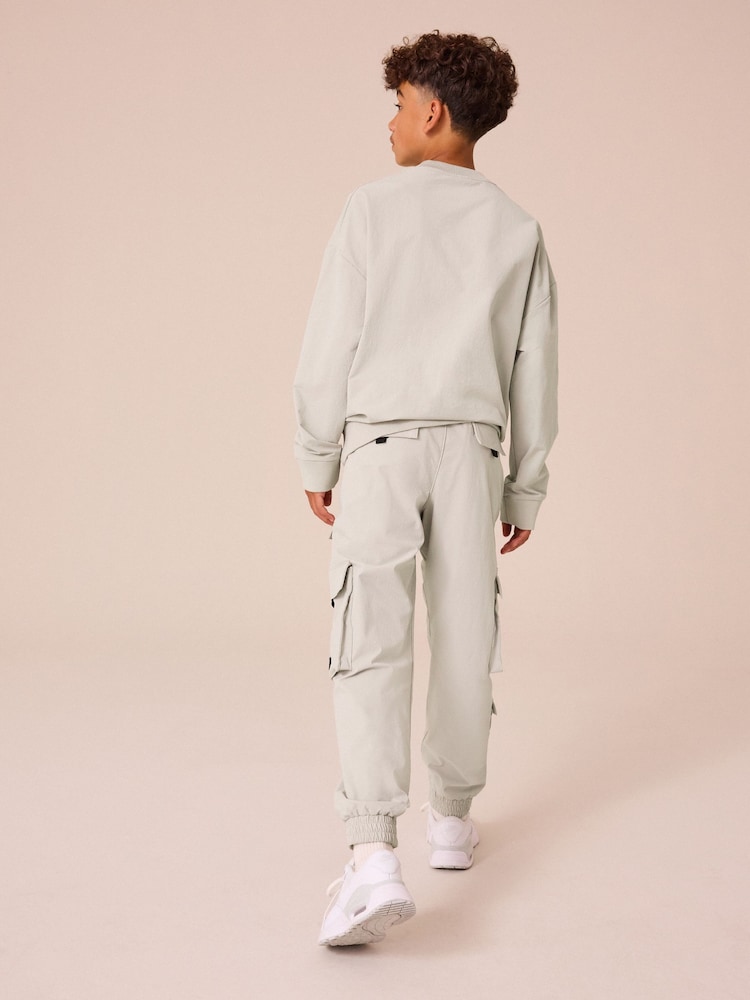 Putty Grey Nylon Overshirt (3-16yrs) - Image 2 of 6