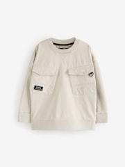 Putty Grey Nylon Overshirt (3-16yrs) - Image 3 of 6