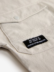 Putty Grey Nylon Overshirt (3-16yrs) - Image 5 of 6