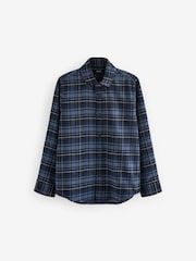 Navy Check Single Oxford Shirt (3-16yrs) - Image 1 of 3