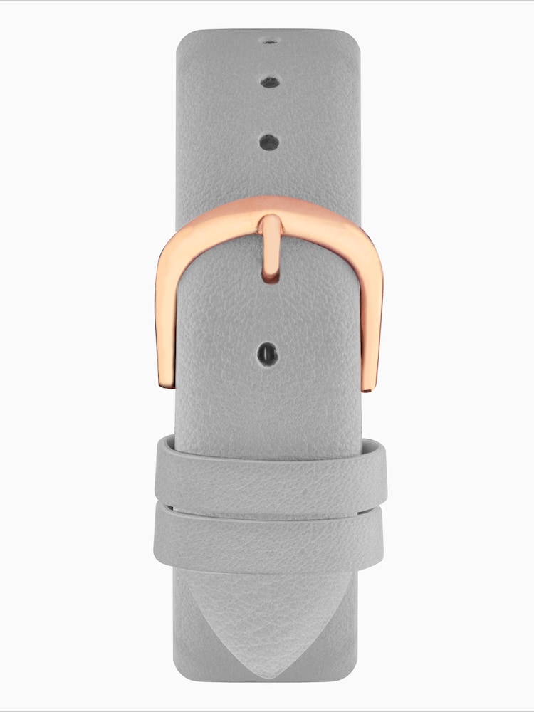 Limit Grey Secret Garden 35mm Round Rose Gold Analogue Watch with Grey Strap - Image 2 of 4 Limit Grey Secret Garden 35mm Round Rose Gold Analogue Watch with Grey Strap - Image 2 of 4