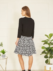 Yumi Black Knitted Curve Bolero - Image 4 of 5
