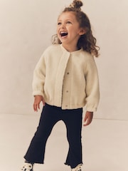 Cream Strawberry Borg Fleece Bomber Jacket (3mths-8yrs) - Image 2 of 7