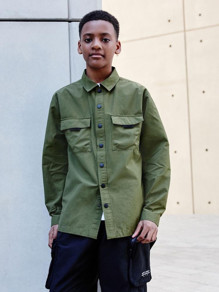 Green Nylon Overshirt (3-16yrs) - Image 2 of 4
