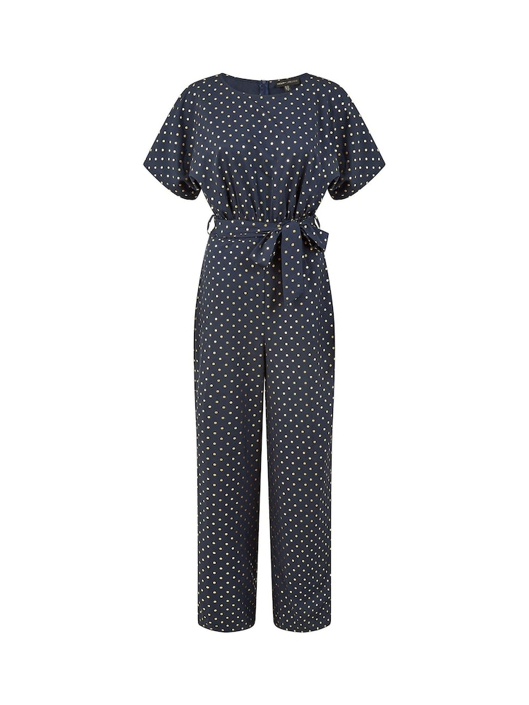 Mela Blue Spot Batwing  Jumpsuit - Image 4 of 4