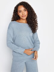 M&Co Blue Loungewear Top - Image 1 of 4