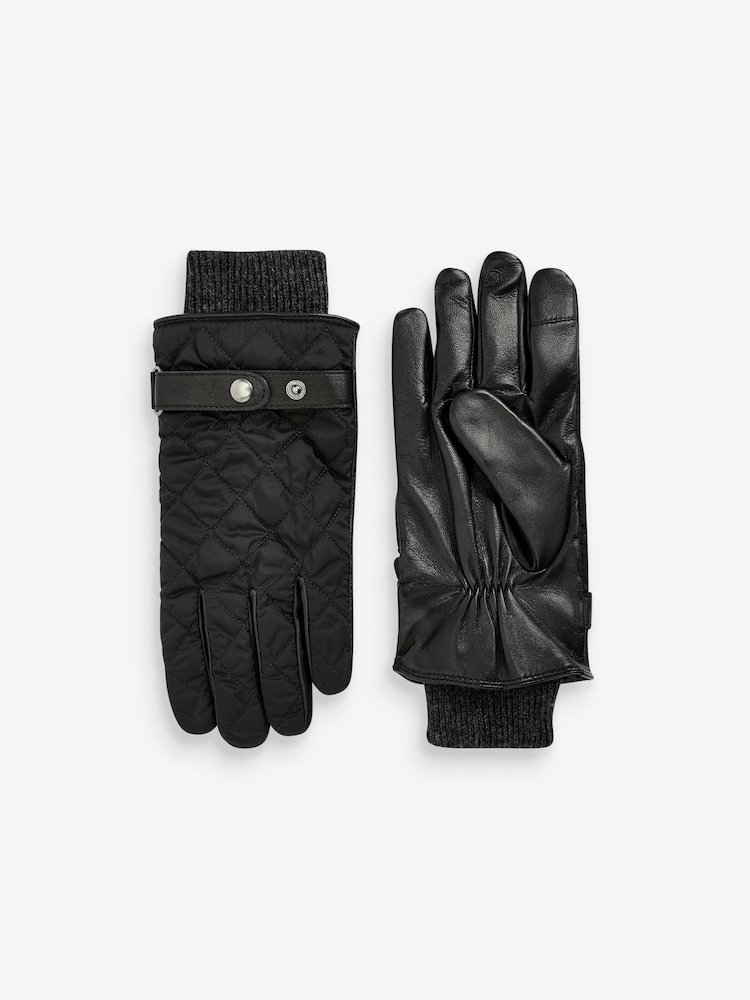 Jones Bootmaker Mens Quilted Waterproof Gloves - Image 1 of 4