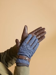 Jones Bootmaker Mens Quilted Waterproof Gloves - Image 1 of 2