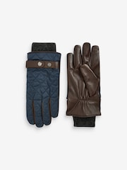 Jones Bootmaker Mens Quilted Waterproof Gloves - Image 2 of 2