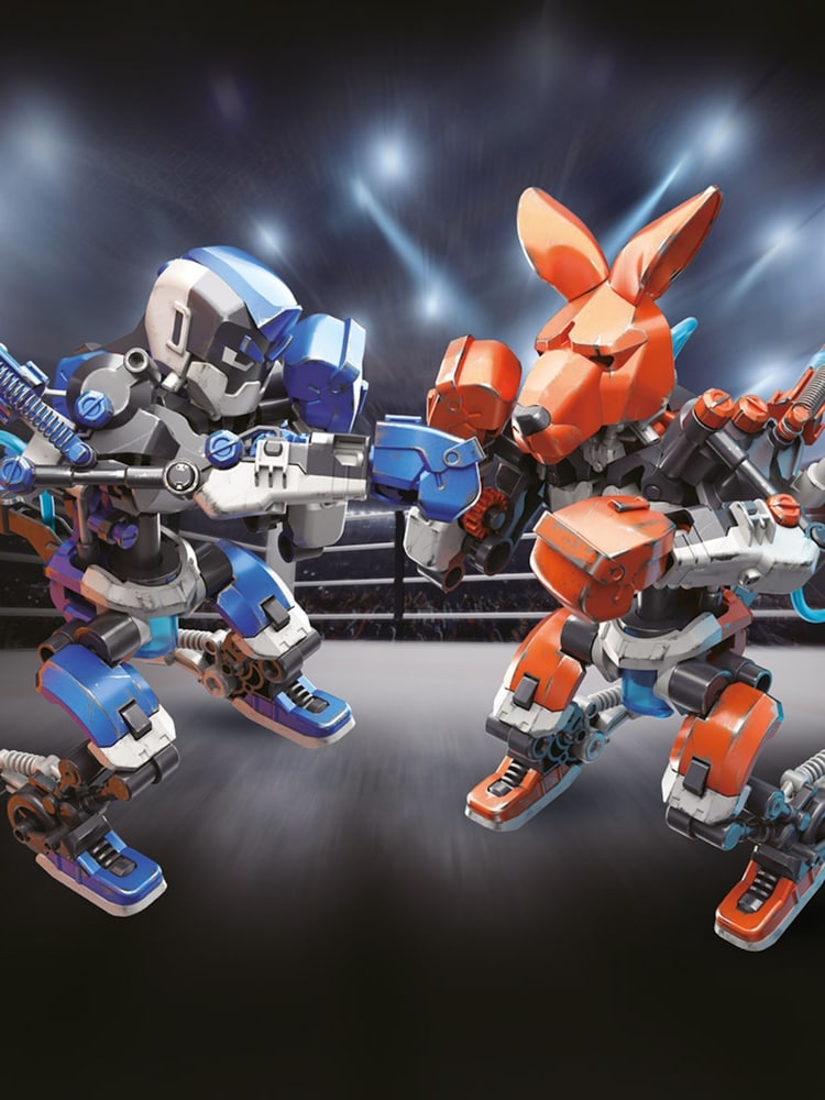 MenKind Hydraulic Boxing Bots Toy - Image 1 of 8 MenKind Hydraulic Boxing Bots Toy - Image 1 of 8