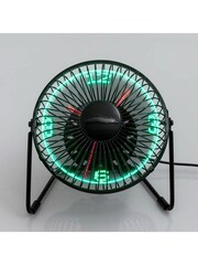 MenKind RED 5 Desktop LED Clock Fan - Image 3 of 6