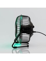 MenKind RED 5 Desktop LED Clock Fan - Image 5 of 6